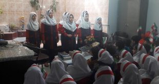 دهه فجر 97 مدرسه ابتدایی دخترانه مهر کوهدشت