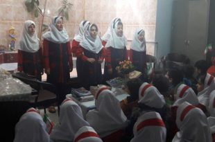 دهه فجر 97 مدرسه ابتدایی دخترانه مهر کوهدشت
