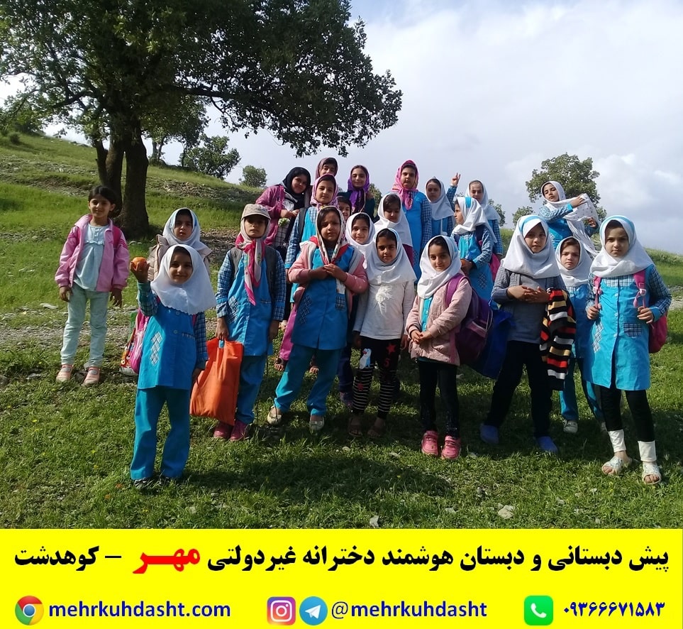 اردوی دانش آموزان بهترین مدرسه غیردولتی کوهدشت لرستان پیش دبستانی و دبستان هوشمند دخترانه مهر کوهدشت 5