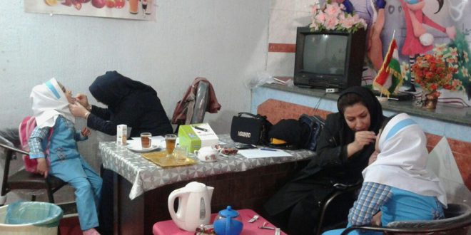 بهداشت دهان و دندان دانش آموزان مدرسه ابتدایی مهر – شهرستان کوهدشت