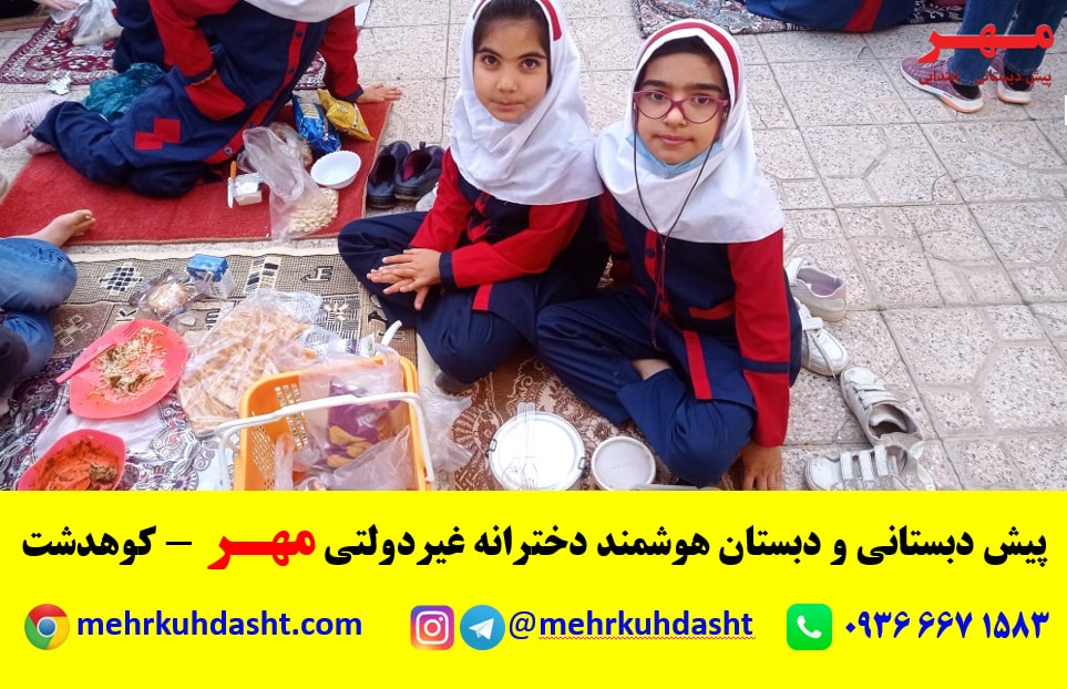 اردوی مدرسه هوشمند ابتدایی دخترانه مهر - شهرستان کوهدشت